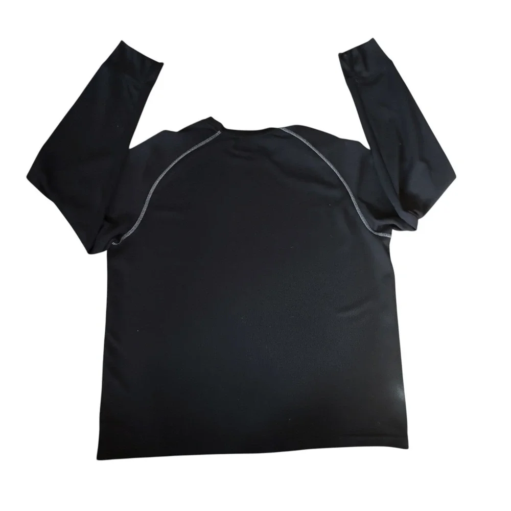 Tek Gear Mens XXL Black Long Sleeve Crew Neck‎ Performance Sweatshirt